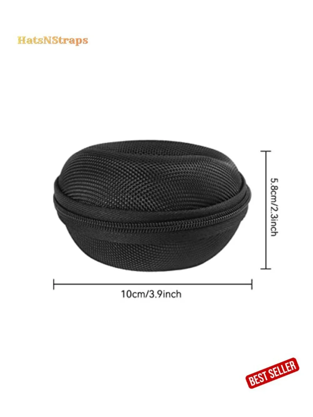 Set of 2 EVA Travel Watch Cases Zipper Storage Boxes for Wristwatches